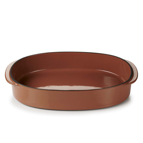 CARACTERE Naczynie/ brytfanna 34 x 25 cm Cynamon / REVOL