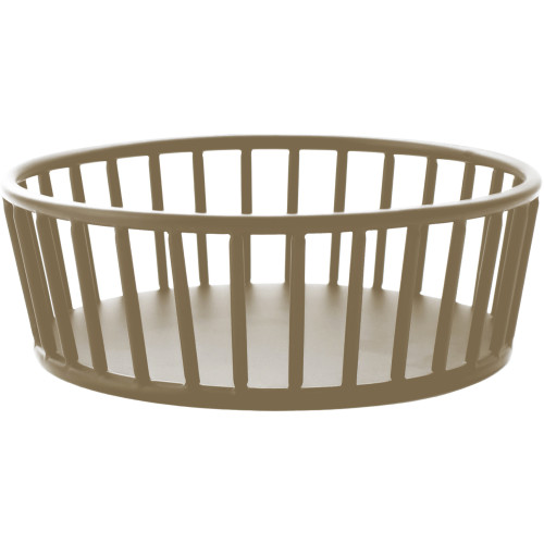 Koszyk stalowy okrągły 15 cm, brązowy / VERLO