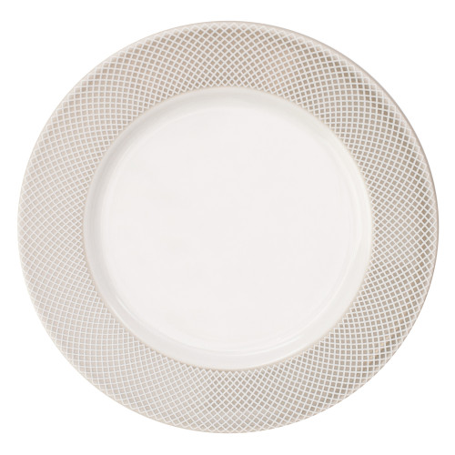 NORWICH Talerz płaski 16 cm beżowy rant / VERLO