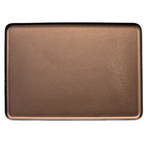 ETER talerz prostokątny 34x24 cm miedź / VERLO