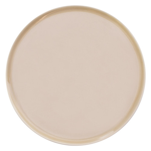 ETER Talerz płaski okrągły 20 cm, beżowy / VERLO