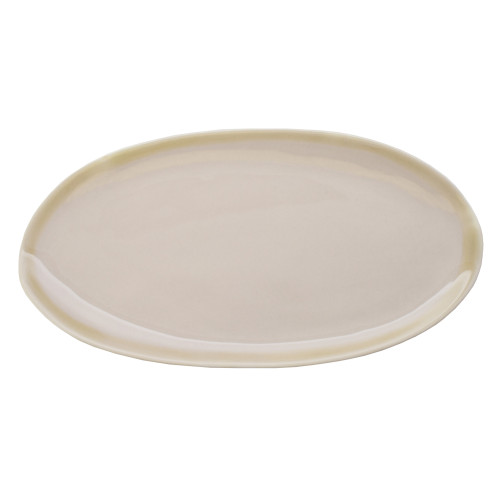 ETER Talerz owalny 26,5x14 cm, beżowy / VERLO