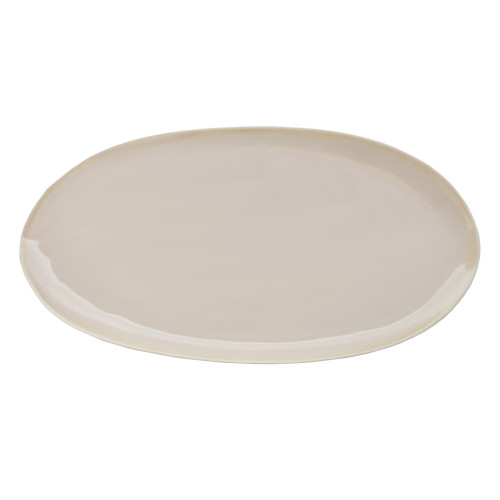 ETER Talerz owalny 43x22,5 cm, beżowy / VERLO