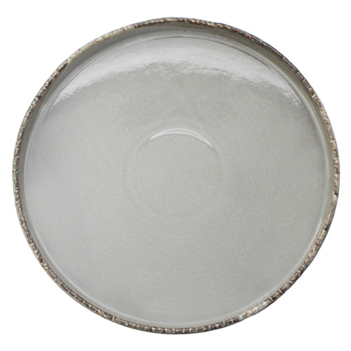 WIKLE SAMTO Talerz okrągły płaski 28 cm szary / VERLO