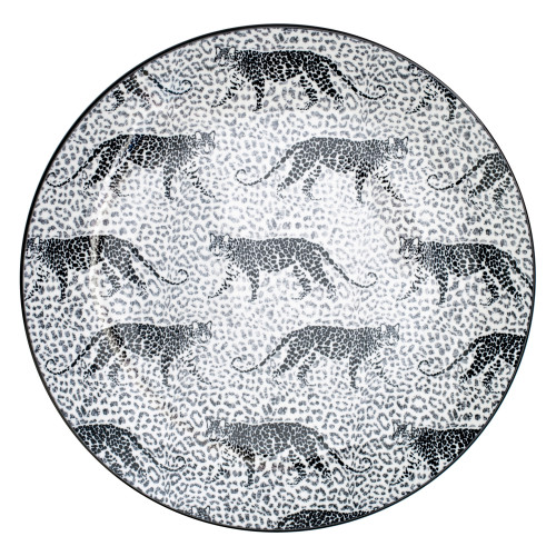 WILD Talerz płaski 26 cm lampart / VERLO