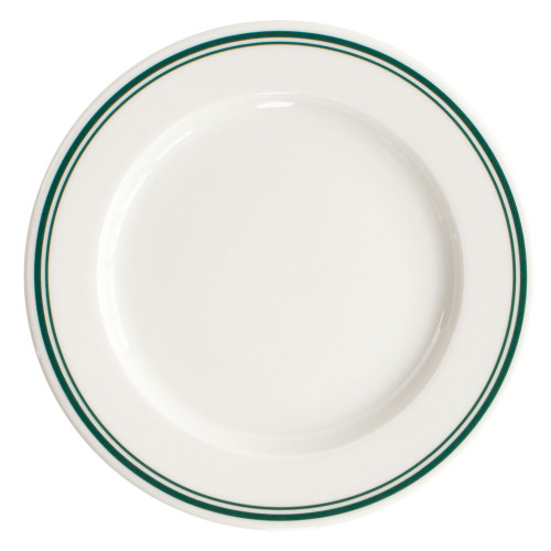 VERLO Talerz płaski FORTE VIRA zielone paski 21 cm