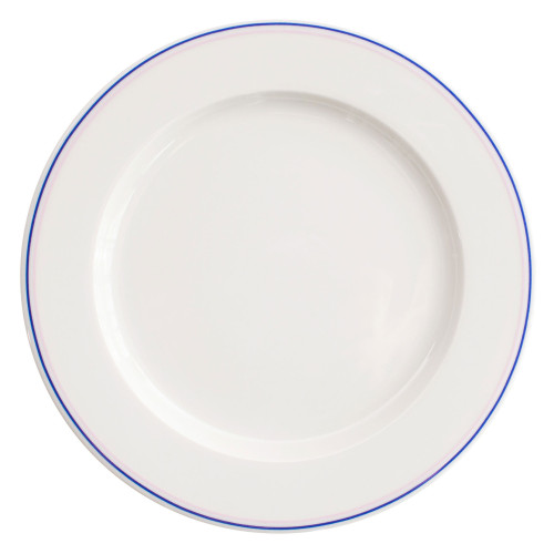 VERLO Talerz płaski FORTE MIZU II niebiesko-różowe paski  21 cm