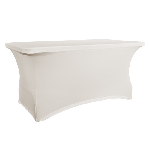 Pokrowiec na stół prostokątny 182,9 cm beżowy / VERLO