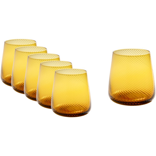 VERLO Szklanka tumbler AMBER 400 ml, kpl. 6 szt.