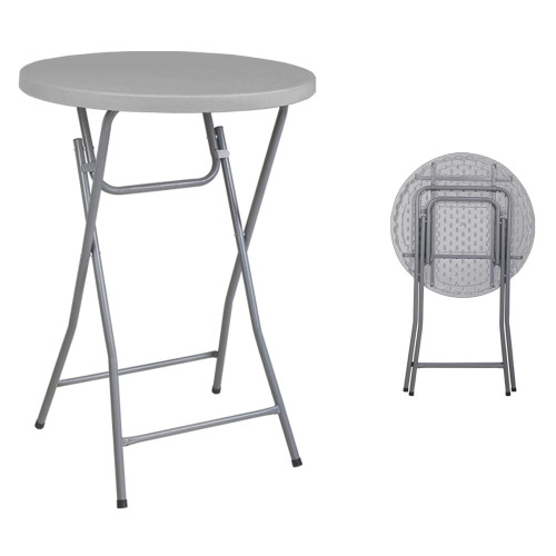 Stół koktajlowy szary 81,3 cm / VERLO