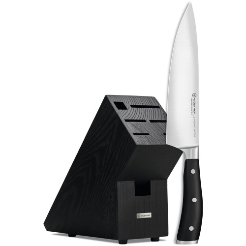 CLASSIC ICON 2 in 1 - Blok ciemny + noż 20 cm / WÜSTHOF