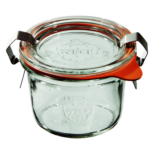 Mini słoik MINI-STURZ z pokrywką, uszczelką i 2 zapinkami 80 ml op. 12 szt. / WECK