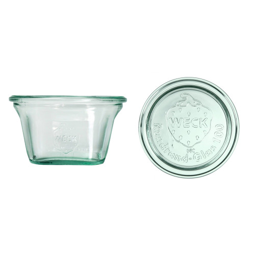 Słoik QUADRO z pokrywą 290 ml op.6 szt. / WECK