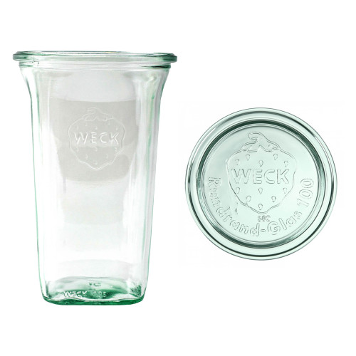 Słoik QUADRO z pokrywą 795 ml op.6 szt. / WECK