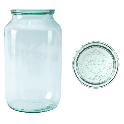 Słoik cylindryczny ZYLINDER z pokrywką 3000 ml op. 4 szt / WECK