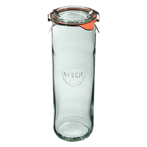 Słoik cylindryczny ZYLINDER z pokrywką, uszczelką i 2 zapinkami 600 ml op. 6 szt. / WECK