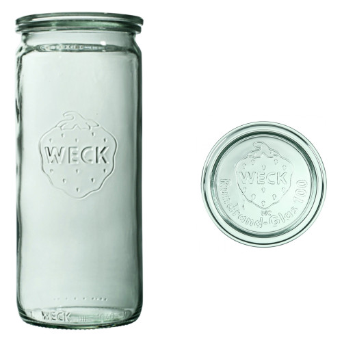 Słoik cylindryczny ZYLINDER z pokrywką 1590 ml op. 6 szt. / WECK