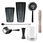 Zestaw barmański czarny Tess / BAR PROFESSIONAL