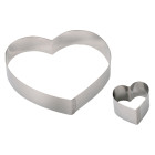 Rant w kształcie serca szer. 18 cm / DE BUYER