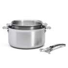 ALCHIMY LOQY Zestaw 2 garnków z rączką stalową / DE BUYER