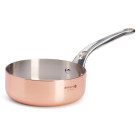 PRIMA MATERA Rondel miedziany prosty niski 16 cm / DE BUYER