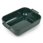 APPOLIA Naczynie prostokątne 25 cm zielone / PEUGEOT