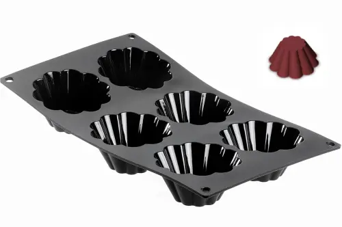 MOUL'FLEX Mata silikonowa do ciastek babeczek / DE BUYER