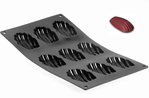 MOUL'FLEX Silikonowa mata do ciastek magdalenek / DE BUYER