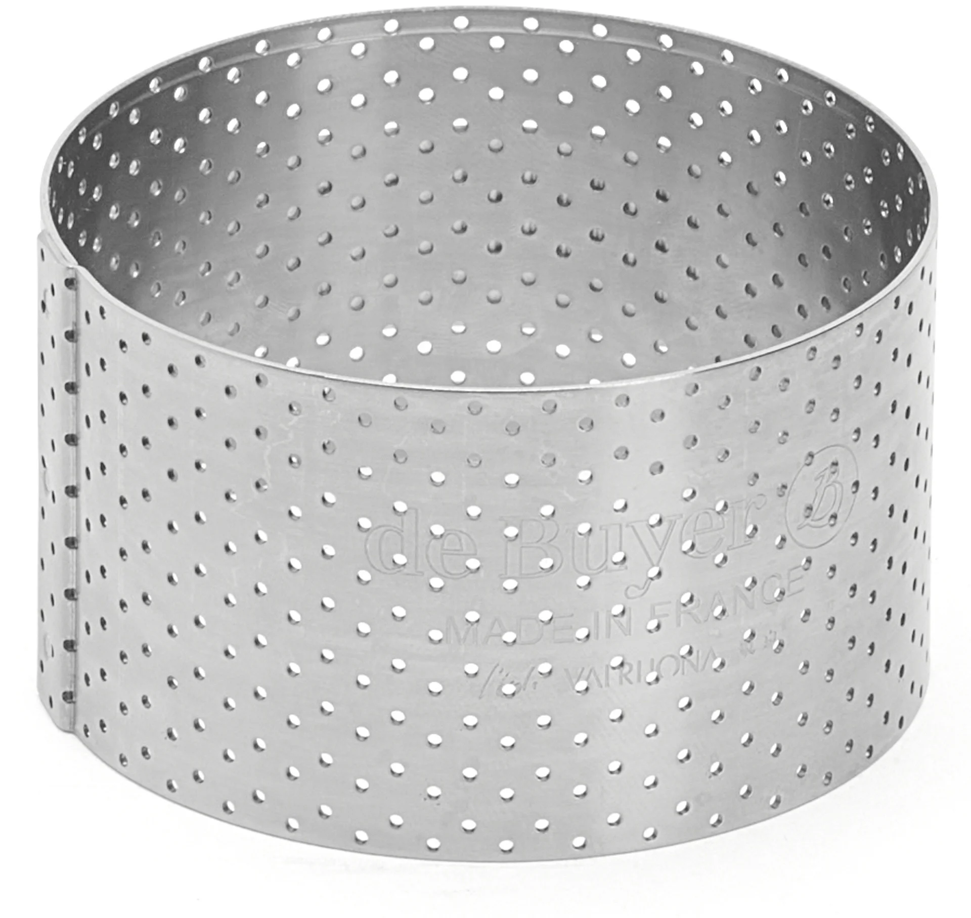 Rant cukierniczy okrągły perforowany 7,5 cm / DE BUYER