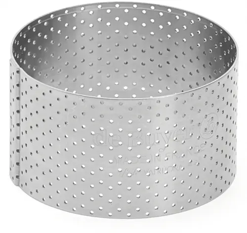 Rant cukierniczy okrągły perforowany 7,5 cm / DE BUYER