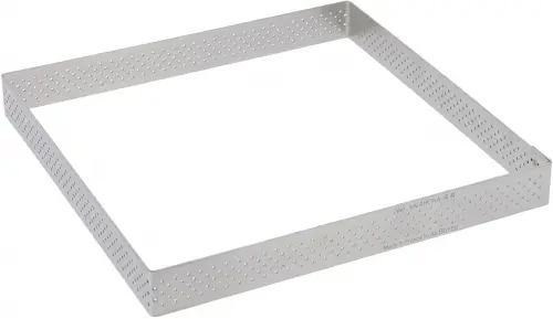 Rant kwadratowy perforowany 15 cm / DE BUYER