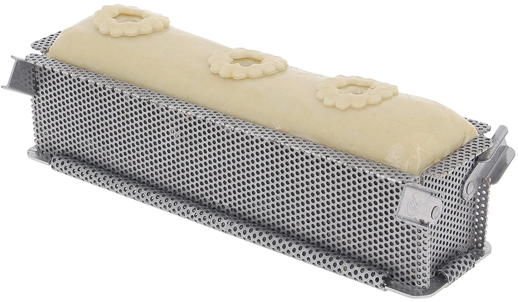 GEOFORME Forma perforowana do pieczenia 48 x 9 x 8,5 cm / DE BUYER