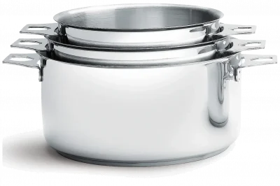 TWISTY Garnek/rondel bez uchwytów 24 cm / DE BUYER