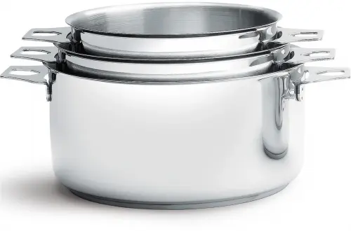 TWISTY Garnek/rondel bez uchwytów 24 cm / DE BUYER