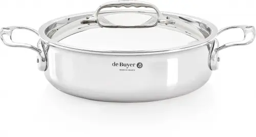 AFFINITY Garnek niski z pokrywą 24 cm / DE BUYER