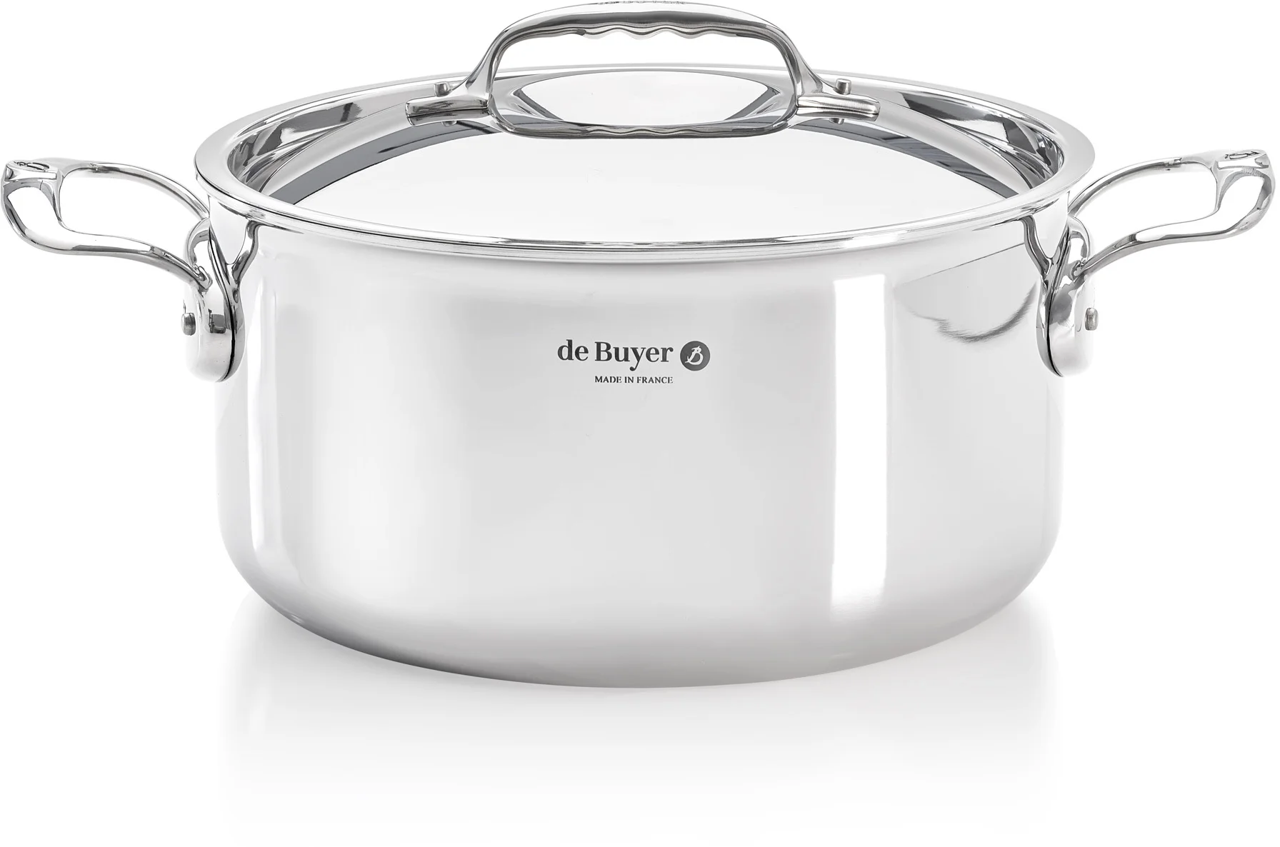 AFFINITY Garnek wysoki z pokrywą 24 cm / DE BUYER