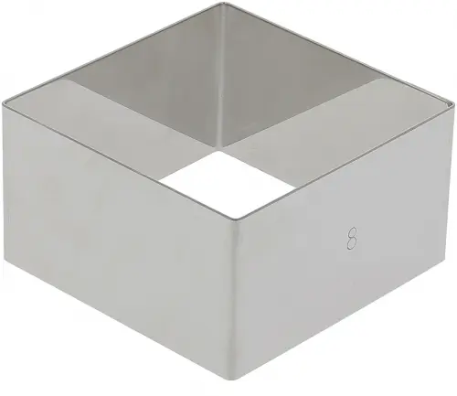 Rant kwadratowy 8 x 8 cm / DE BUYER