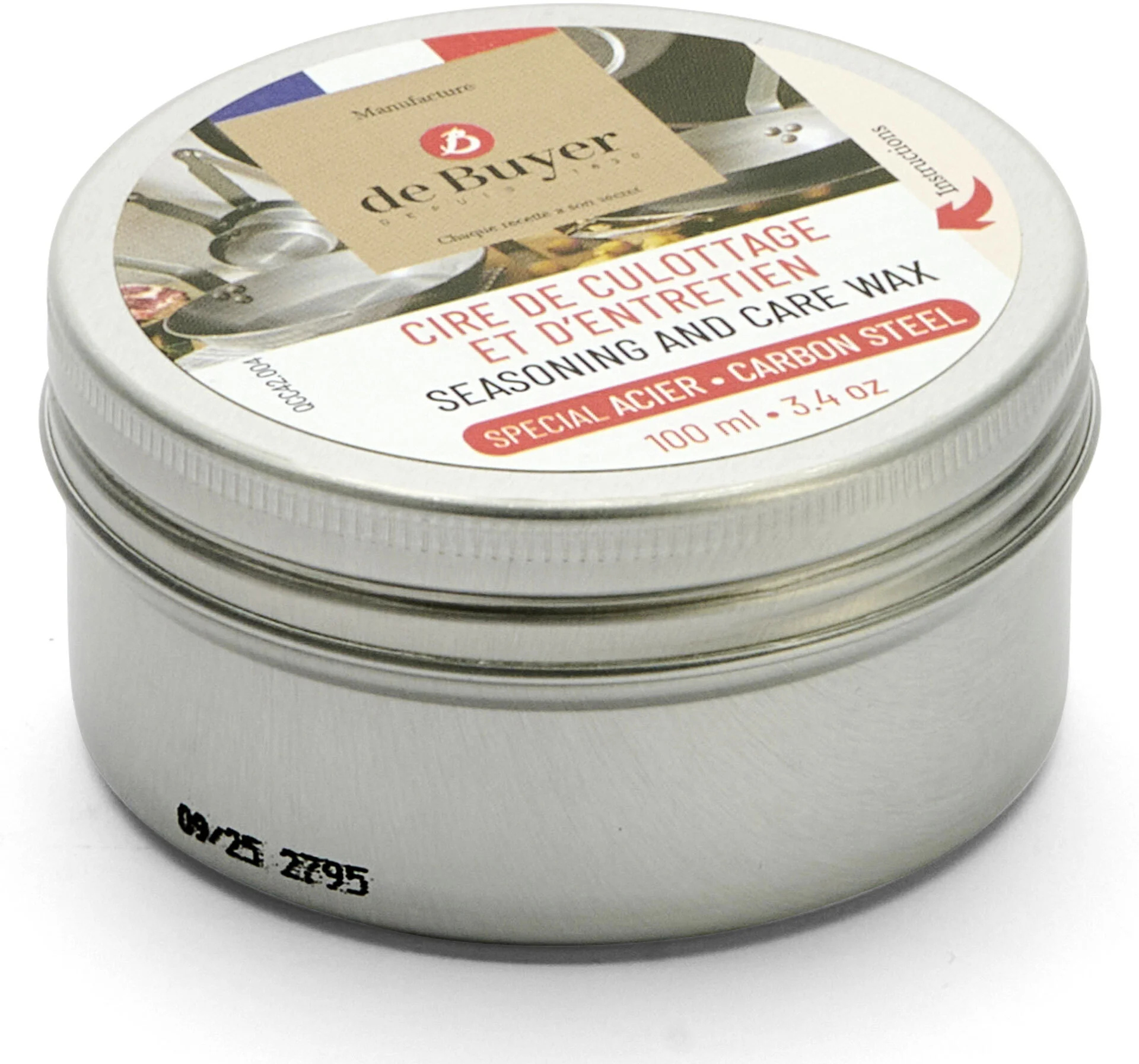 DE BUYER Wosk do sezonowania patelni stalowych 100 ml