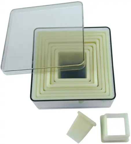 Wycinarka kwadratowa gładka 9 sztuk / DE BUYER