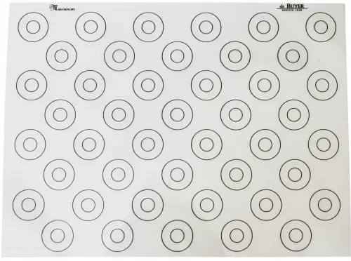 Mata silikonowa wzór makaroniki 40 x 30 cm / DE BUYER