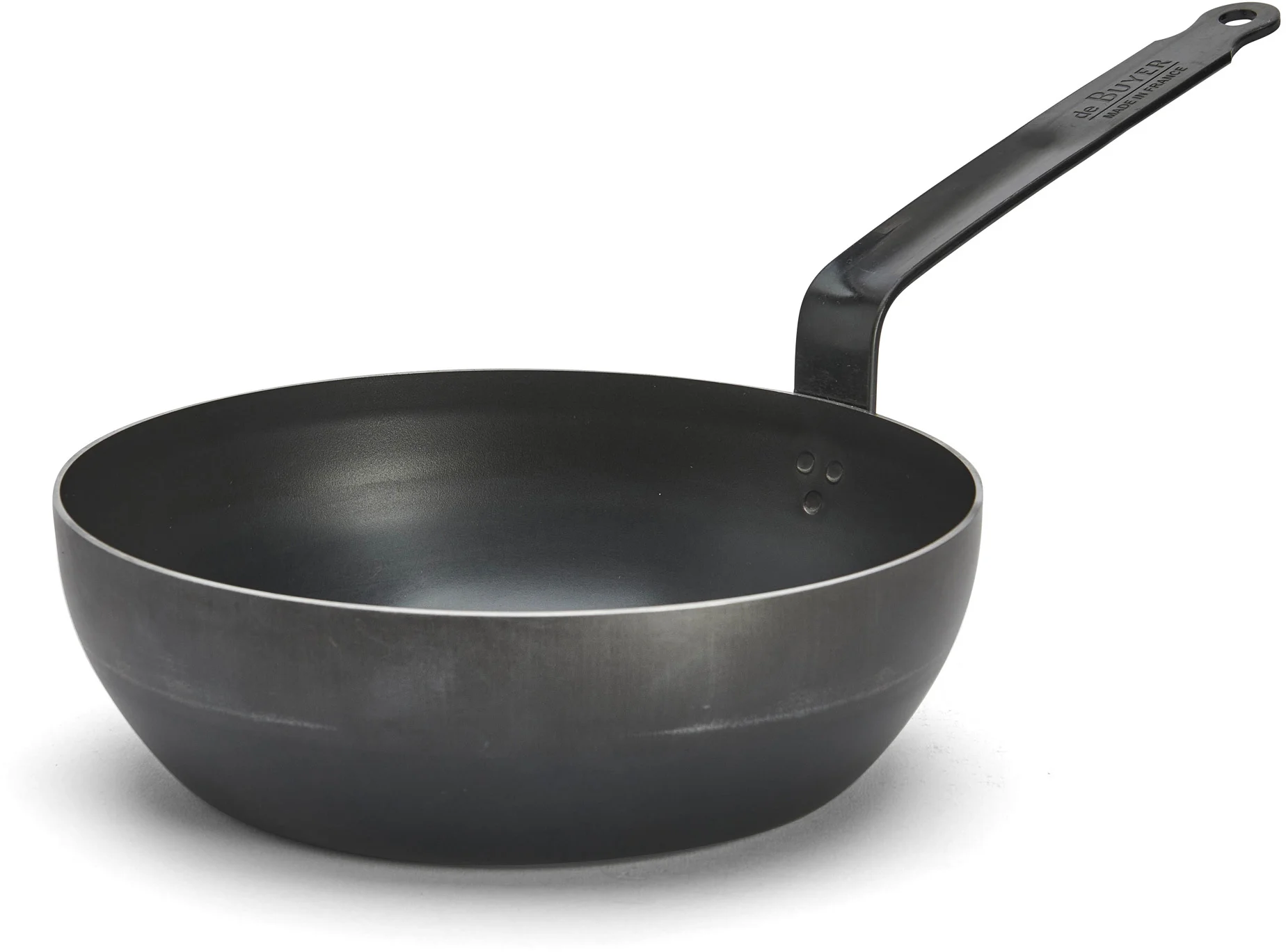 BLUE CARBON Patelnia głęboka 24 cm / DE BUYER