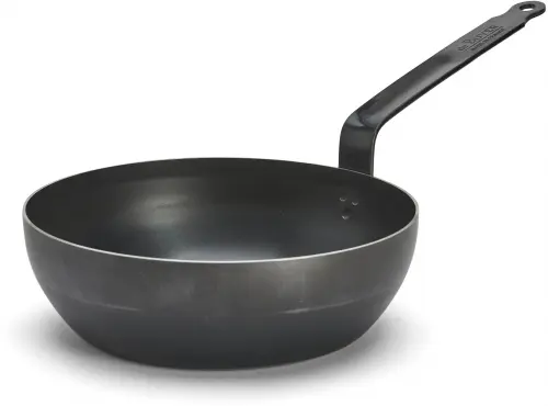 BLUE CARBON Patelnia głęboka 24 cm / DE BUYER