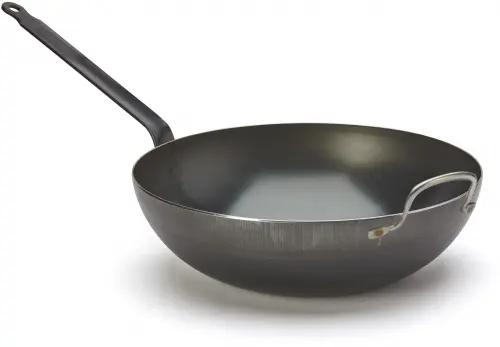 BLUE CARBON Wok 32 cm / DE BUYER