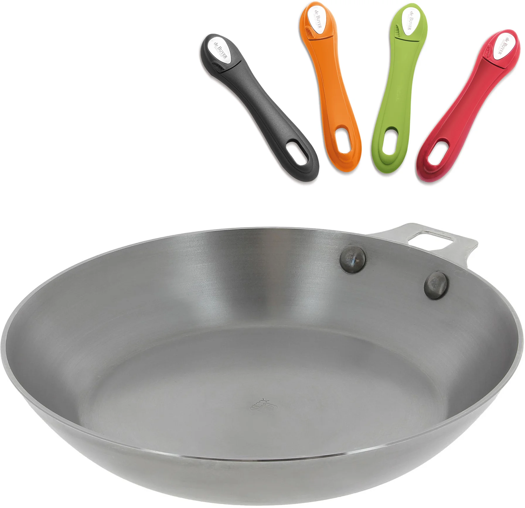 MINERAL B ELEMENT/ TWISTY Patelnia bez rączki 24 cm / DE BUYER