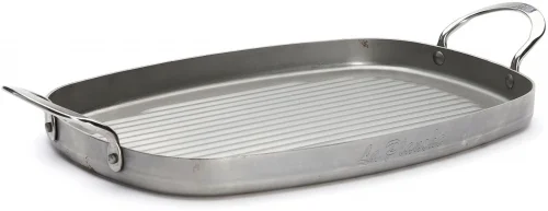 DE BUYER Patelnia prostokątna grill MINERAL B 38x26 cm