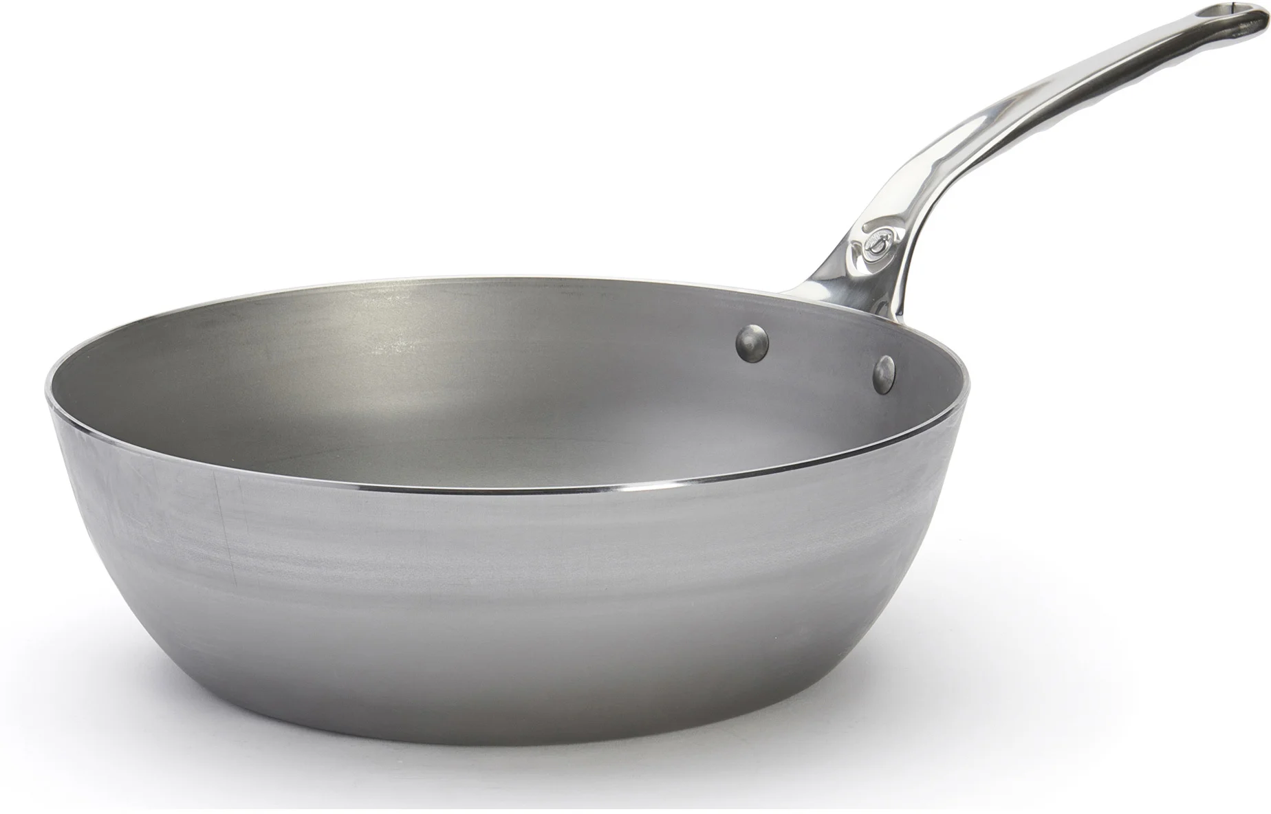 MINERAL B PRO Patelnia głęboka 28 cm / DE BUYER
