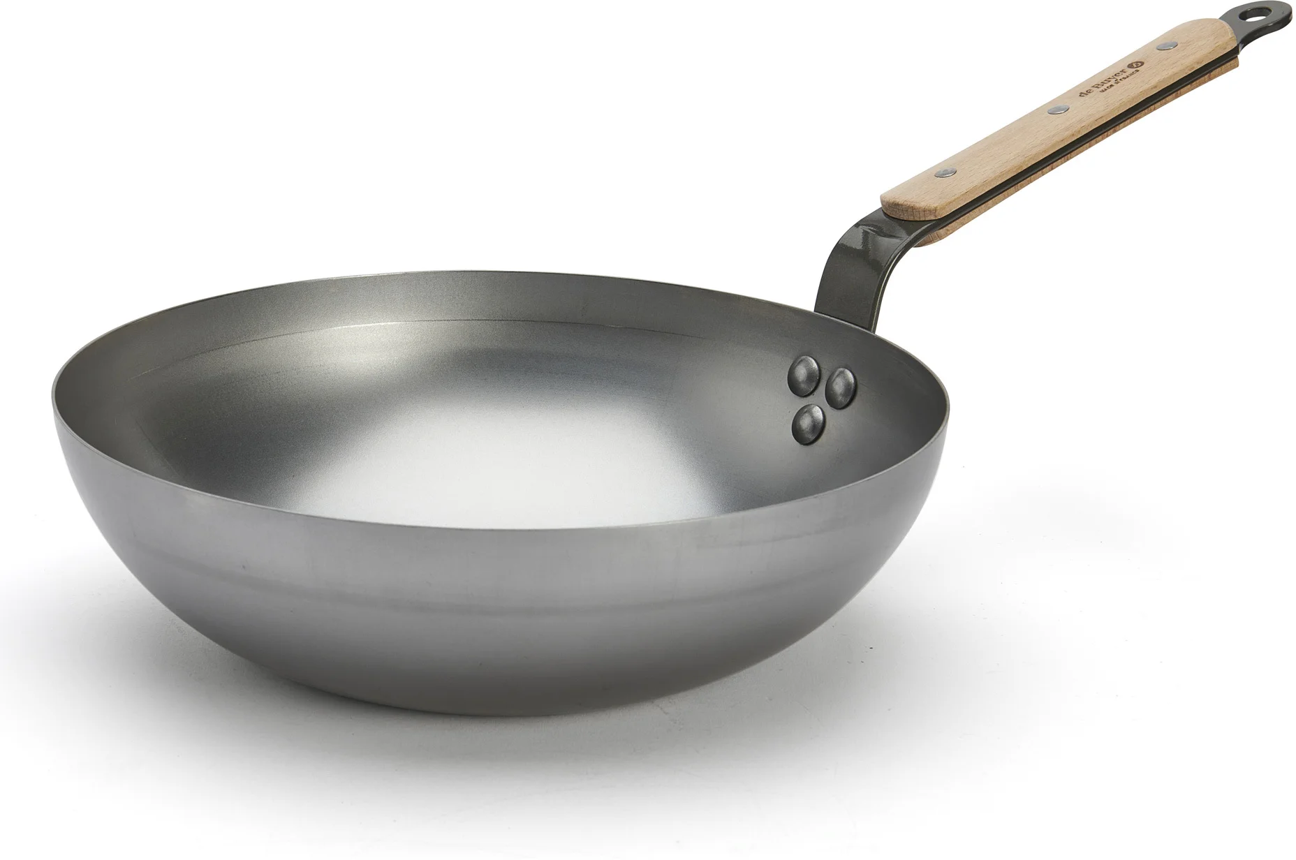 MINERAL B BOIS Wok 28 cm / DE BUYER