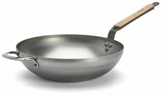 MINERAL B BOIS Wok 32 cm / DE BUYER
