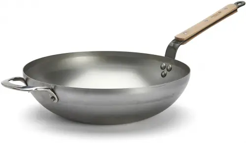 MINERAL B BOIS Wok 32 cm / DE BUYER