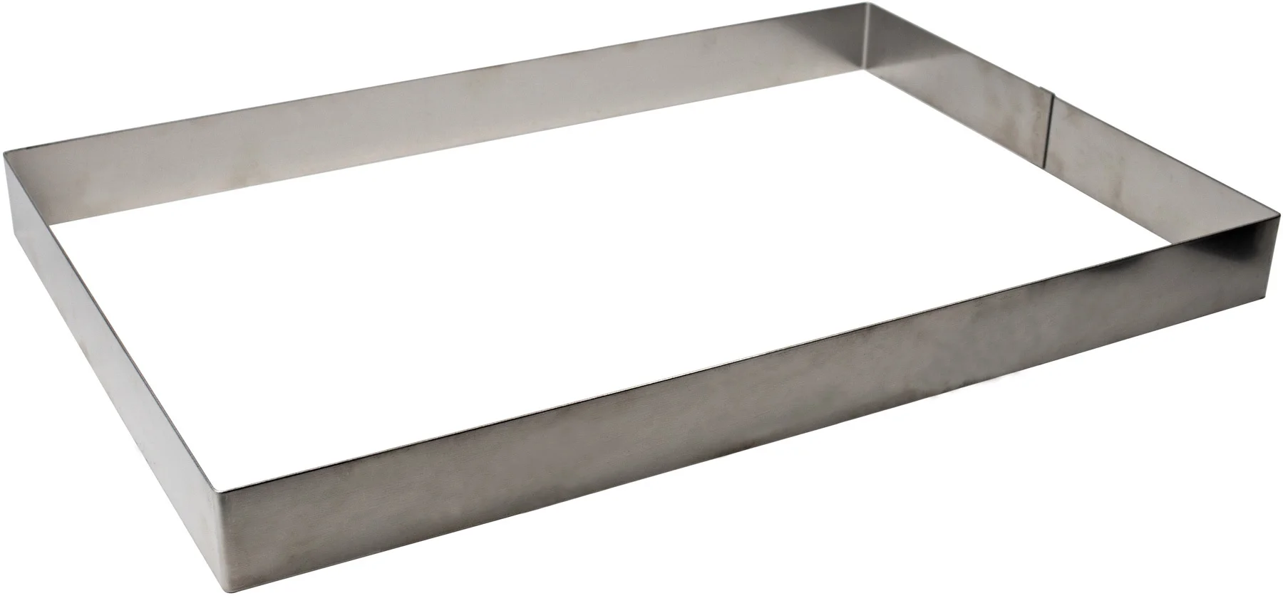 Rant prostokątny 59 x 39 cm stal nierdzewna / DE BUYER